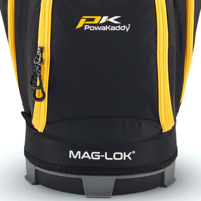 PowaKaddy X LITE GOLF CART BAG - BLACK/YELLOW - Golf Gift