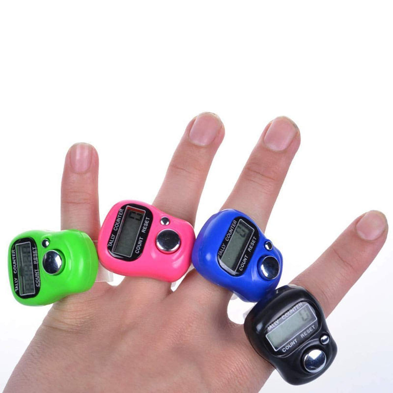 binky Mini LCD Electronic Digital Display Finger Hand Tally Counter Counting (5pcs) - Golf Gift