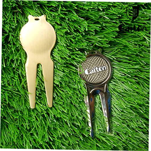 BESPORTBLE Golf Course Accessories Golf Turf Golf Tools Divit Golf Tool Green Green Accessories Divot Tool Green Divot Fork Green Tool Green Fork - Golf Gift