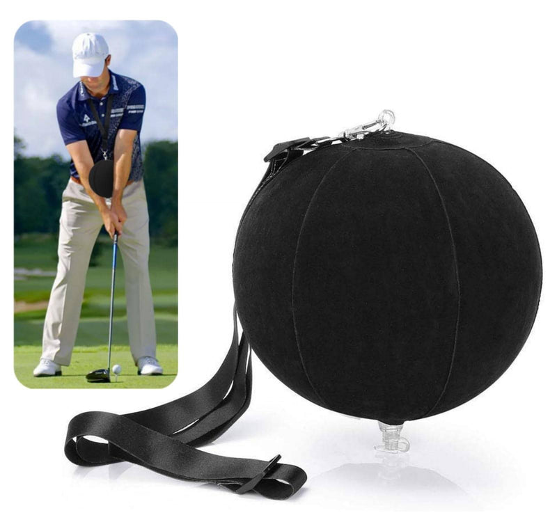 Golf Smart Ball Golf Impact Ball Golf Swing Trainer Aid Smart Assist Practice Ball Teaching Posture Correction Training Aids Adjustable Intelligent Arm Motion Guide, Golf Gifts for Men, Black (1 Pcs) - Golf Gift