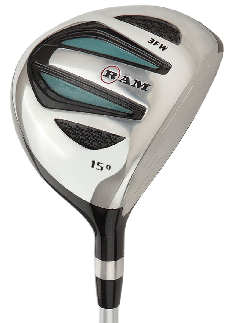 Ram Golf EZ3 Ladies Graphite Wood Set - Driver, 3 & 5 Wood - Headcovers Included - Golf Gift