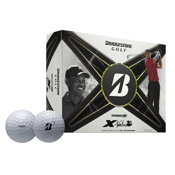 Bridgestone Golf 2024 Tour B X Tiger Woods Edition, White - Golf Gift