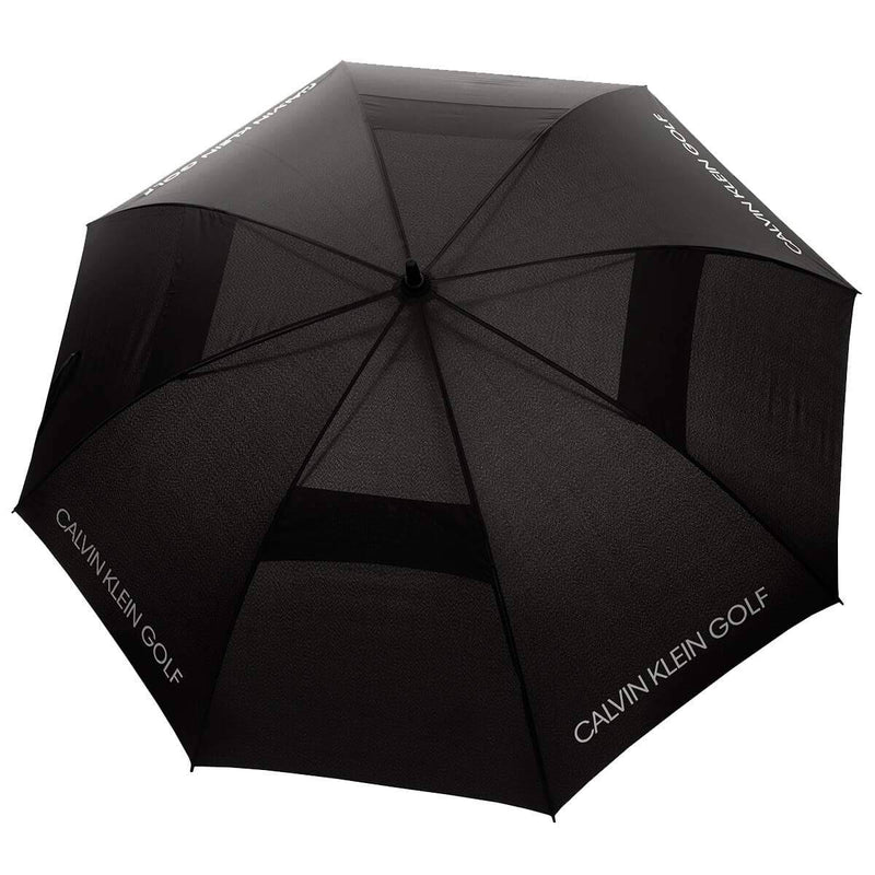 Calvin Klein Stormproof Auto Open Vented Double Canopy 62" Umbrella - Golf Gift