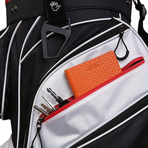 Caddymatic Golf Tour 14-Way Trolley Cart Bag Black/White/Red - Golf Gift