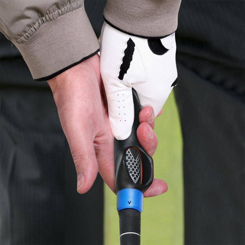 LINSIBEI Golf Grip Trainer Golf Club Grip Trainer Attachment Outdoor Golf Swing Trainer Beginner Gesture Alignment Training Aids Correct Training Grip Aid - Golf Gift