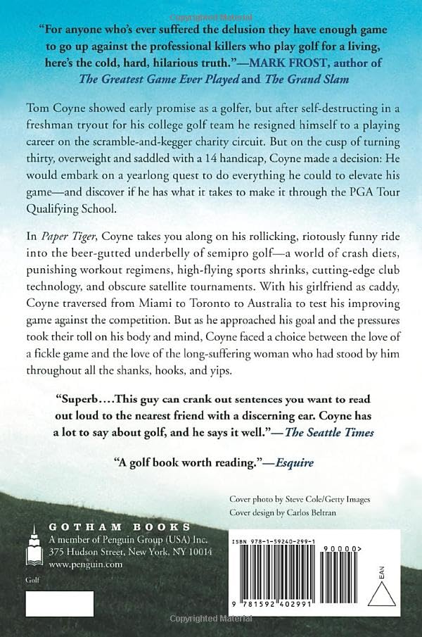 Paper Tiger: An Obsessed Golfer's Quest to Play with the Pros - Golf Gift