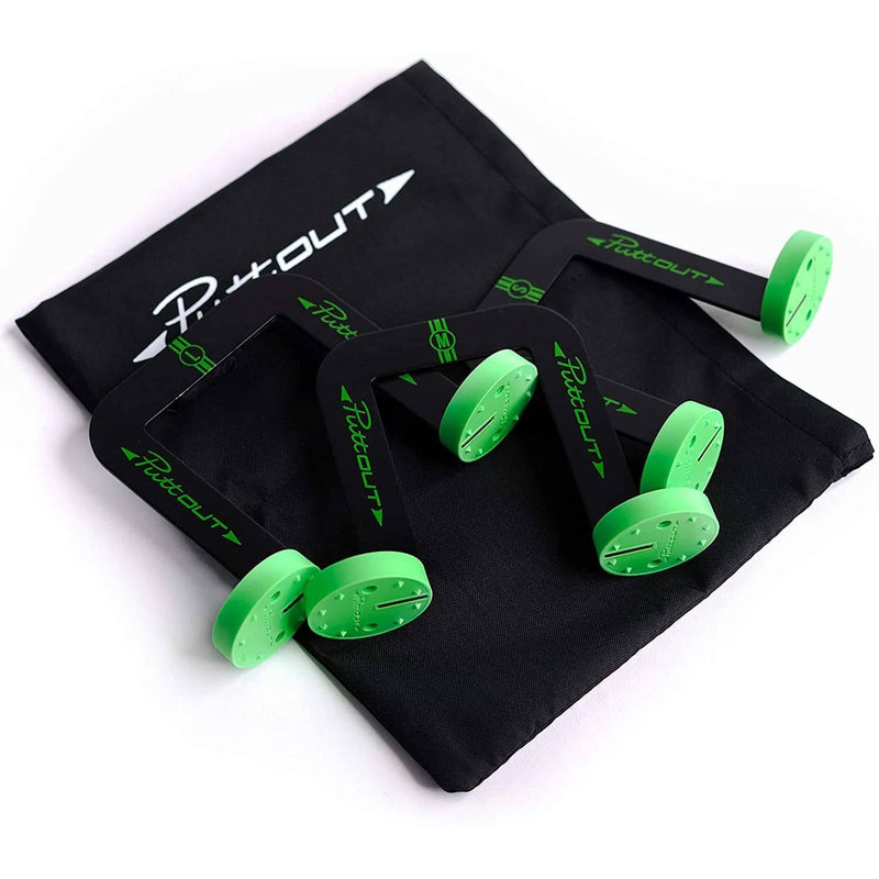 PuttOut Pro Putting Gates (3 Gate Sizes and Protective Pouch) - Golf Gift