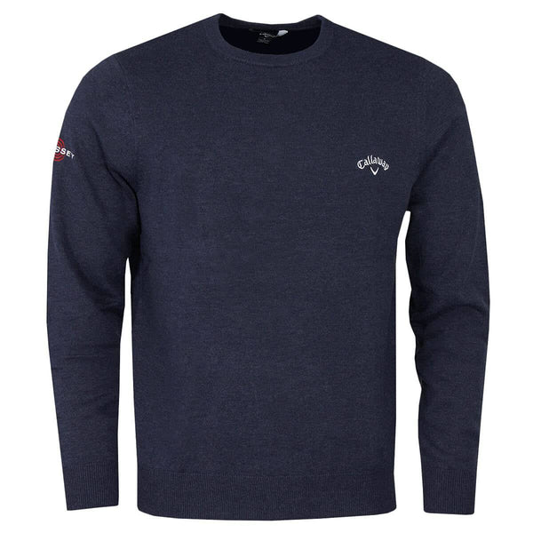 Callaway Golf Mens Odyssey Sweater - Navy Heather - L - Golf Gift