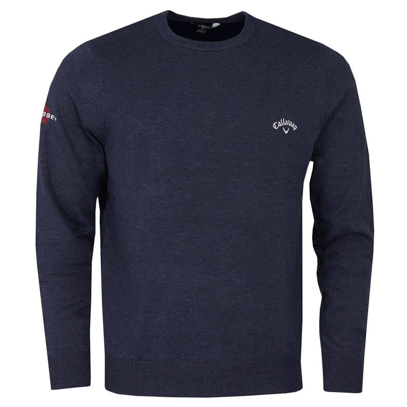 Callaway Golf Mens Odyssey Sweater - Navy Heather - L - Golf Gift