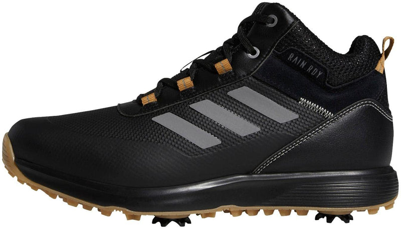 adidas Golf Mens S2G Mic-Cut Golf Shoes - Core Black/Green/Mesa - UK 9 - Golf Gift