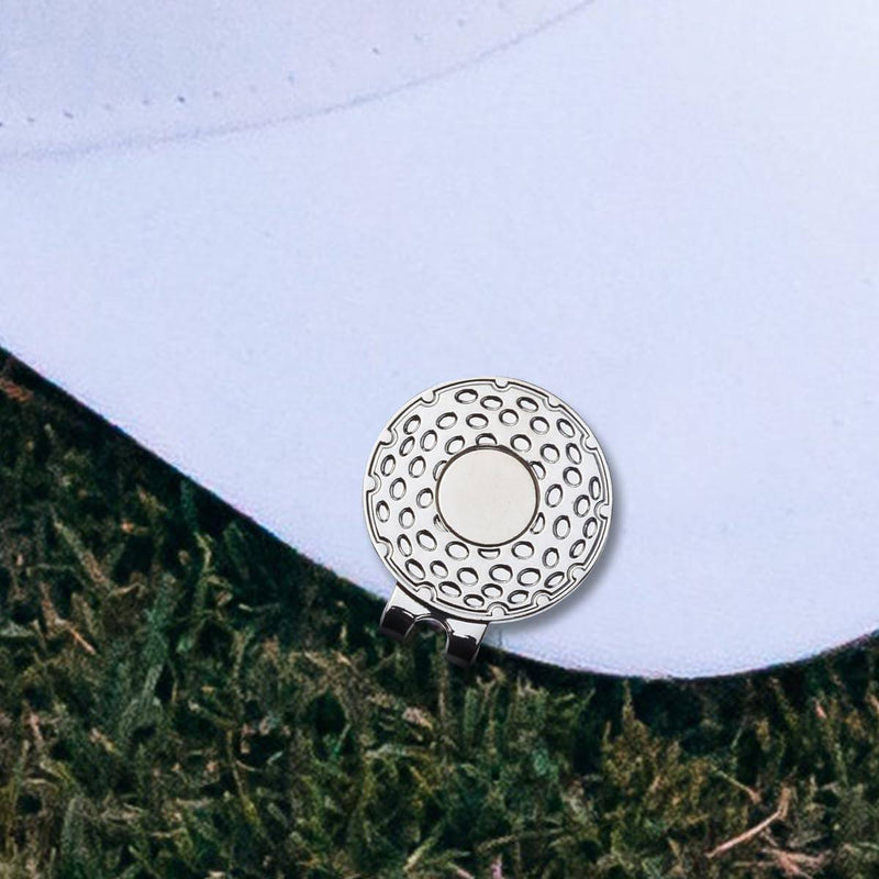 Scott Edward Golf Ball Marker with Magnetic Hat Clip, Removable Attaches Easily to Golf Cap, Funny Golf Gift for Men Women - Golf Gift