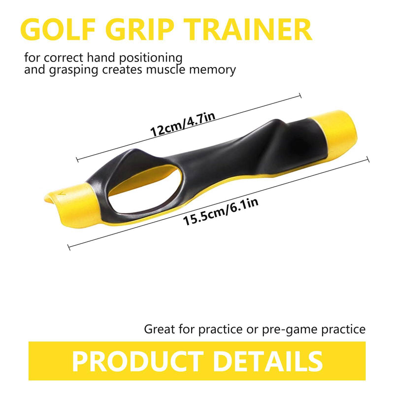 Golf Grip Trainer, Adjustable Swing Training Aid, Perfect for Beginners and Pros, Enhances Grip Technique, One Size Fits All Golf Clubs, Ideal for Right-Handed Practice - Golf Gift