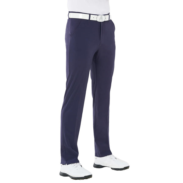 Royal & Awesome Navy Blue Tech Golf Trousers for Men Slim Fit, Mens Golf Trousers, Tapered Golf Trousers for Men, Slim Fit Golf Trousers Men - Golf Gift