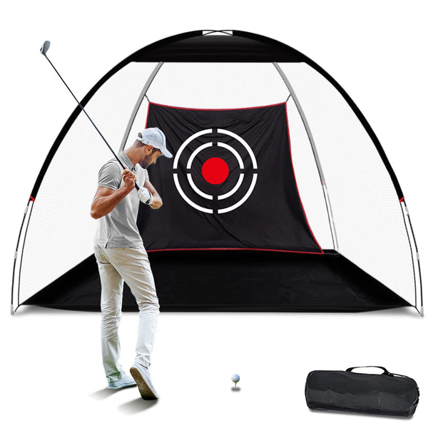 Golf Practice Hitting Nets for Backyard Driving Indoor Use Heavy Duty Practice Golf Driving Nets for Backyard Premium Portable Golf Impact Nets Cages with Frame and Net for Men - Golf Gift