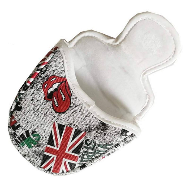 FLTRADE UK Flag PU Leather MALLET Golf Putter head Covers Headcover Magnetic Closure For Taylormade Scotty Cameron - Golf Gift