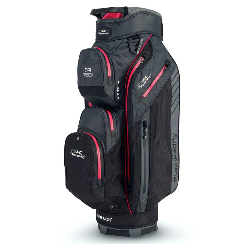 POWAKADDY DRI-TECH GOLF CART TROLLEY BAG – BLACK/PINK - Golf Gift