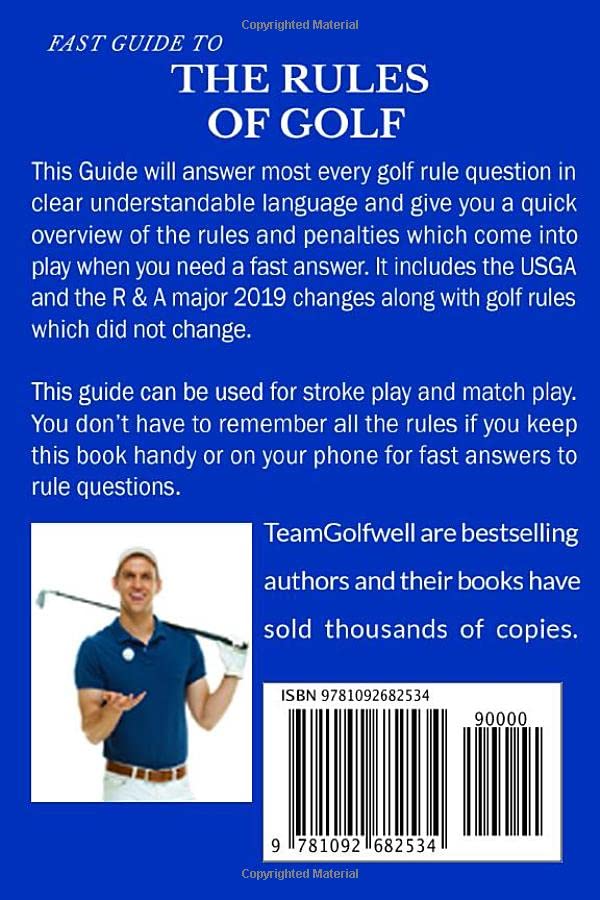 Rules of Golf: A Handy Fast Guide to Golf Rules 2019 (Pocket Sized Edition) - Golf Gift