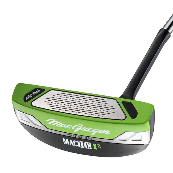 MacGregor Golf Mactec X2 Putter Model 1, Black/Green, No: 001 - Golf Gift