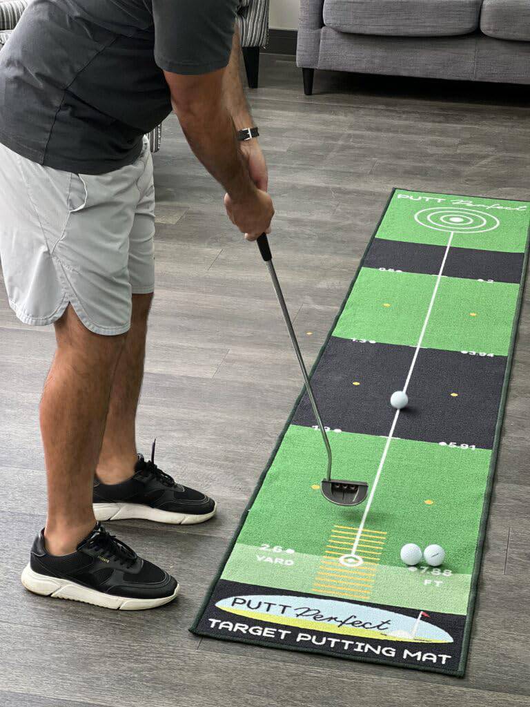 PUTT Perfect Golf Target Putting Mat 3meters in length - Golf Gift