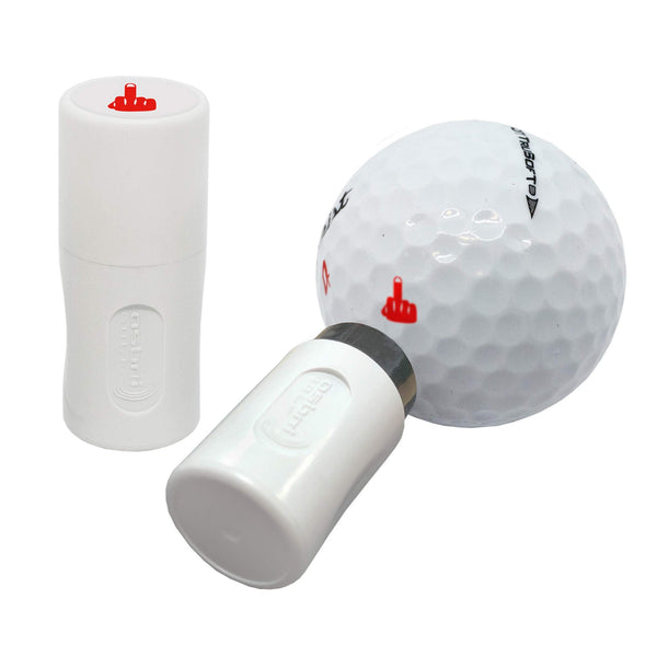 Asbri Golf Finger Ball Stamper - Red - Golf Gift