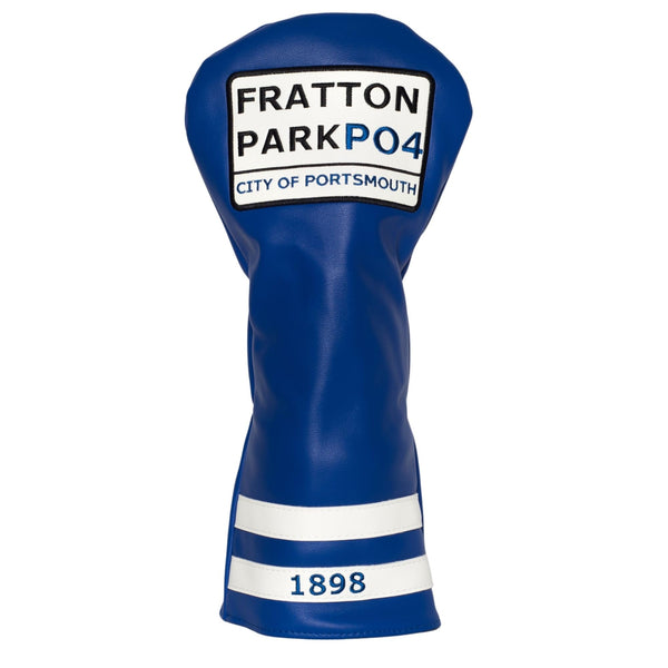 Caddy Club Golf Headcovers – Pompey Fratton Park Driver Headcover – Perfect Golf Gift – Fits All Major Brands – Classic Football Club Designs – Premium Stitching, Durable Lining – Multiple Designs - Golf Gift