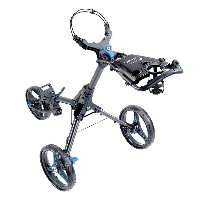 Motocaddy Cube Push Golf Trolley - Blue - One Size - Golf Gift