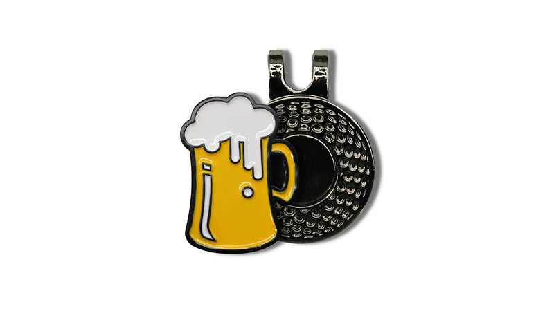 Mulligan Hooligan Beer Mug Ball Marker + Magnetic Hat Clip, Unique Golf Gift, Premium Quality, The Perfect for Your Favorite Golfer, Golf Accessories for Any Occasions - Golf Gift