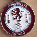 Aston Villa Ball Marker with Magnetic Cap Clip