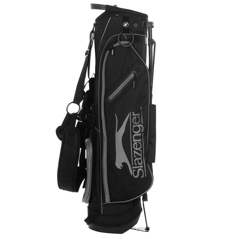 Slazenger Unisex Micro Golf Stand Bag Black/Grey - Golf Gift