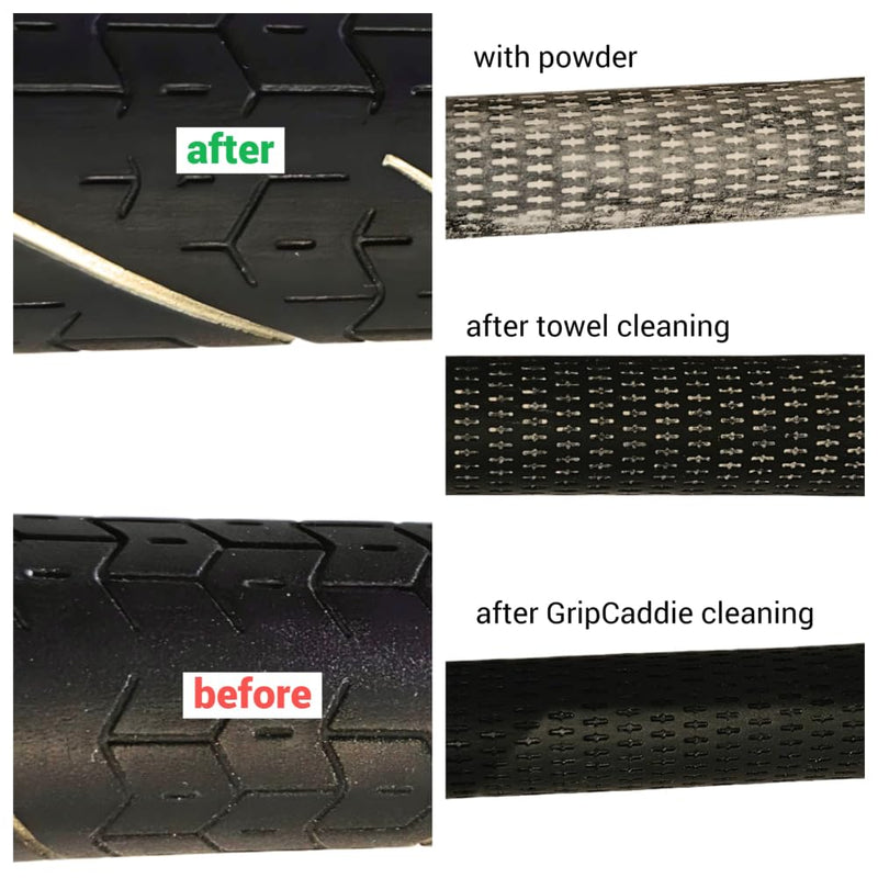 GripCaddie Unisex Xs Brush For Cleaning Golf Handles To Clean Grips, Black, Cirka 250 X 80 X30 Mm EU - Golf Gift