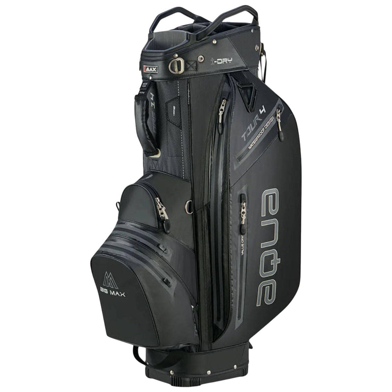 Big Max Aqua Tour 4 Cart Bag (Black) - Golf Gift