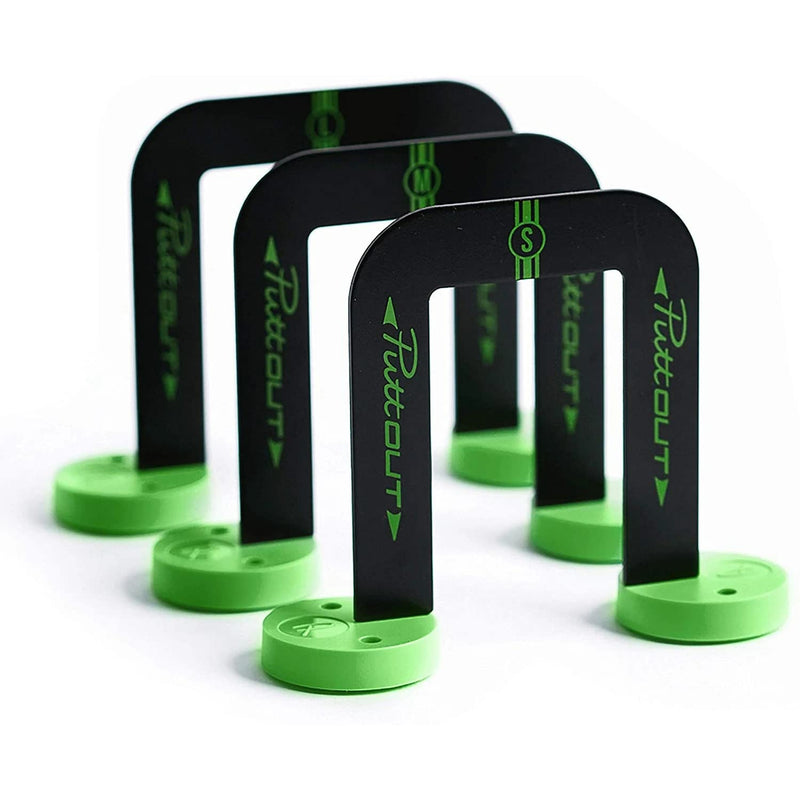 PuttOut Pro Putting Gates (3 Gate Sizes and Protective Pouch) - Golf Gift