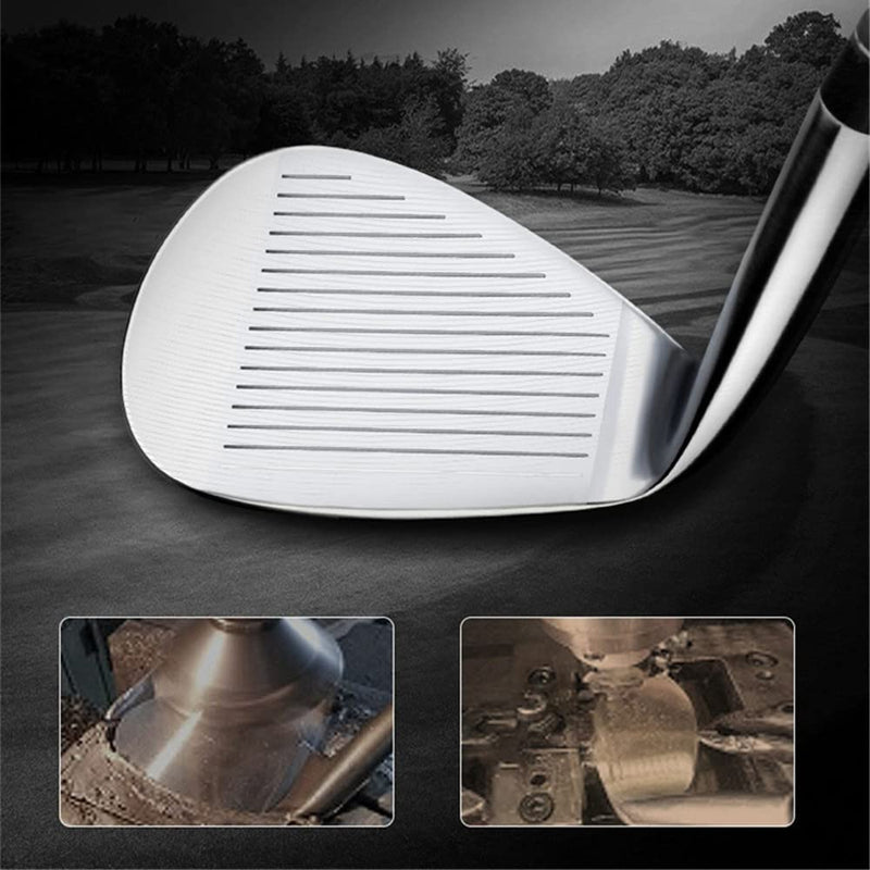 Premium Lob Wedge for Men Women Golf Sand Wedge - 72D High Loft Golf Club Wedges with CNC Textured Bunker for Improved Shots (Black,72D) - Golf Gift