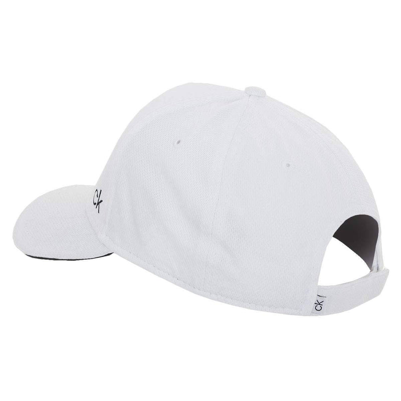 Calvin Klein Golf Airtex Performance Cap - White/Black - OS - Golf Gift