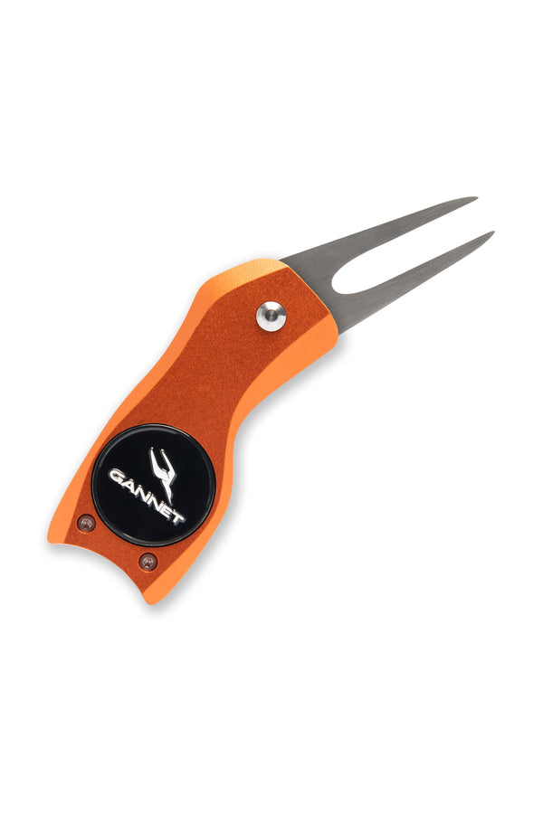 Gannet™ pitch mark repair tool (Orange) - Golf Gift