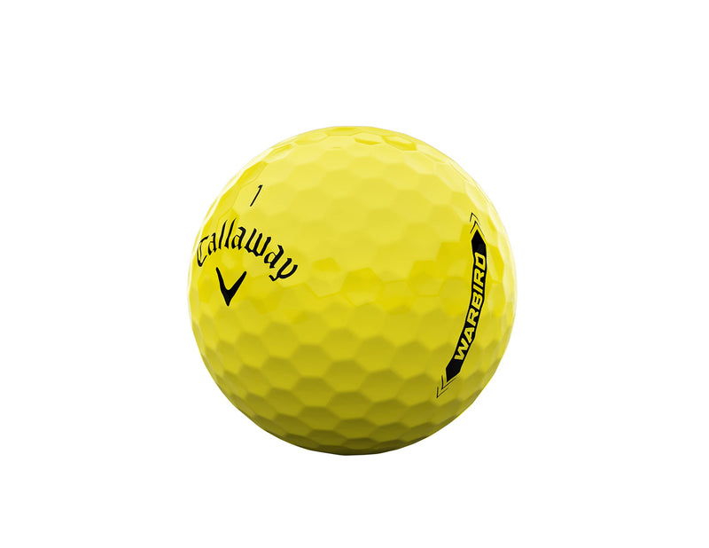 Callaway Golf Warbird Golf Ball Yellow 2023 - Golf Gift