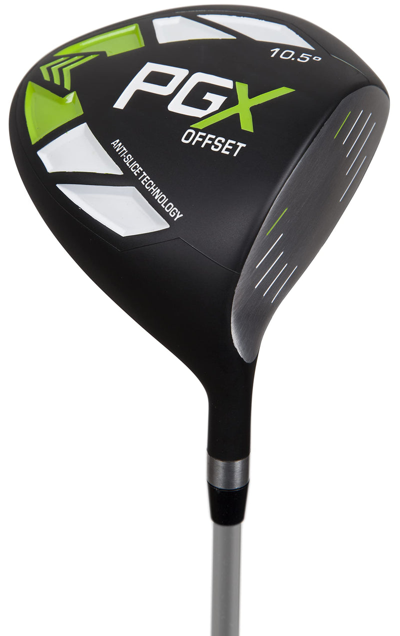 Pinemeadow Golf PGX Offset Driver (Ladies, Right Hand, Graphite, Ladies Flex) Black/Green/White - Golf Gift