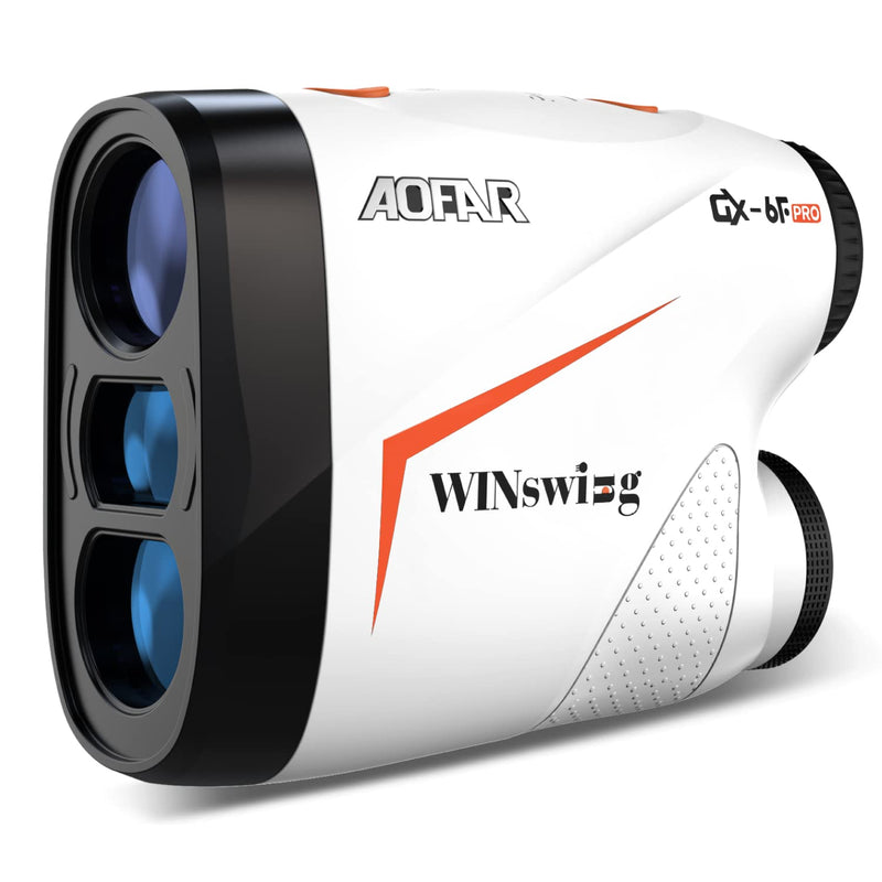 AOFAR GX-6F PRO Golf Rangefinder with Slope On/Off, 600 Yards Range finder with Continuous Scan, Flag Lock with Vibration, Range Finder Golf Devices for Golfers, 6X Magnification High-Precision - Golf Gift