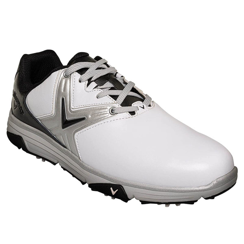 Callaway Men's M585 Chev Comfort Golf Shoe, White Black, 8 UK - Golf Gift