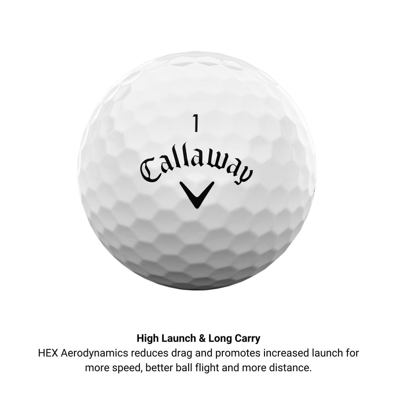 Callaway Golf Warbird Golf Ball White 2023 - Golf Gift