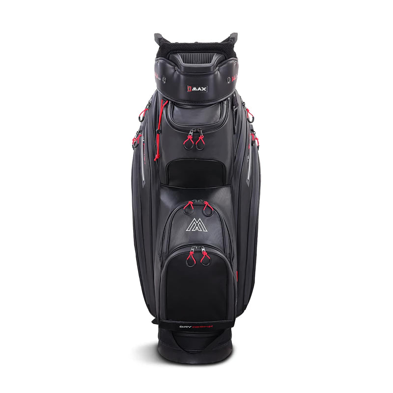 Big Max Dri Lite Style Cart Bag (Black) - Golf Gift