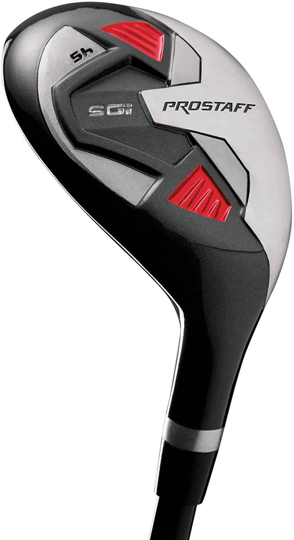 Wilson Staff Golf Club, Pro Staff SGI Hybrid 3, For Right-Handers, Graphite Shaft, Red/Black, WGD151600 - Golf Gift