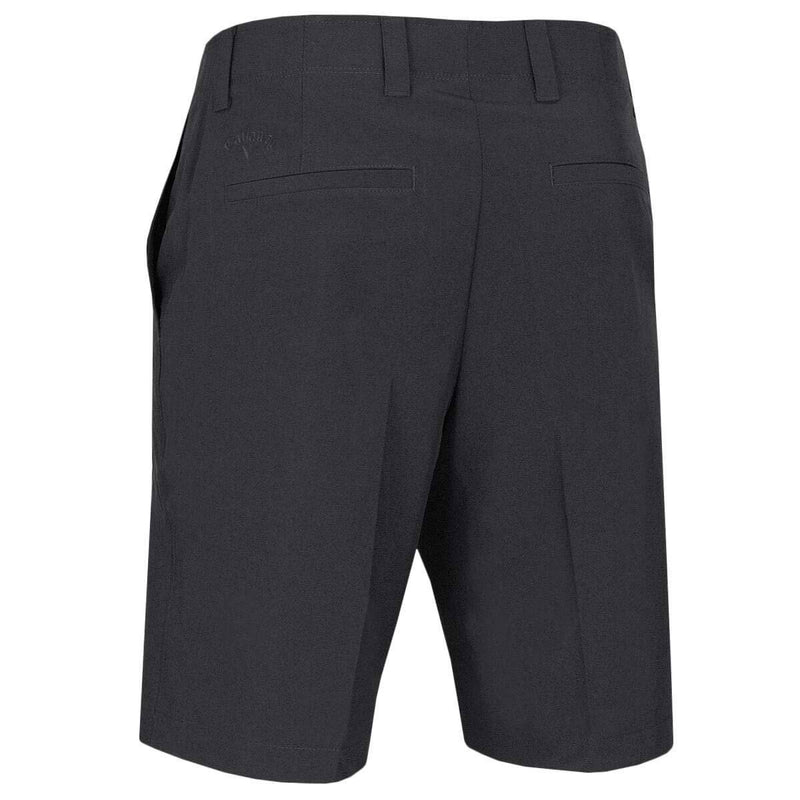 Callaway Golf Mens FF Poly Opti-Stretch Golf Shorts - Asphalt - 36" Waist - Golf Gift