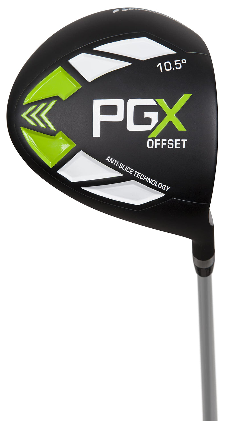 Pinemeadow Golf PGX Offset Driver (Ladies, Right Hand, Graphite, Ladies Flex) Black/Green/White - Golf Gift