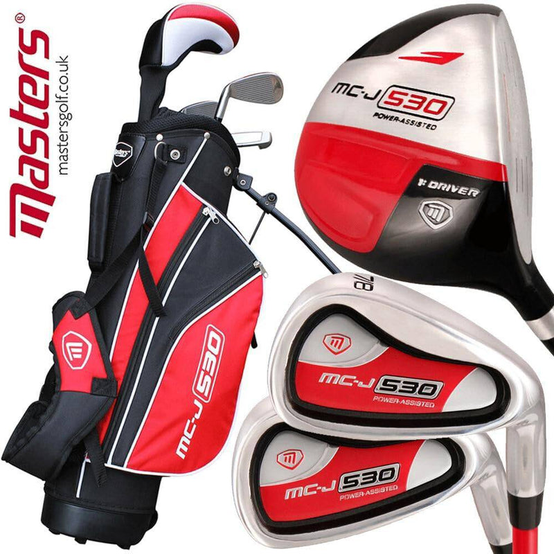 Masters Golf - Junior MC-J 530 Half Set Age 5-8 Rh Black/Red - Golf Gift