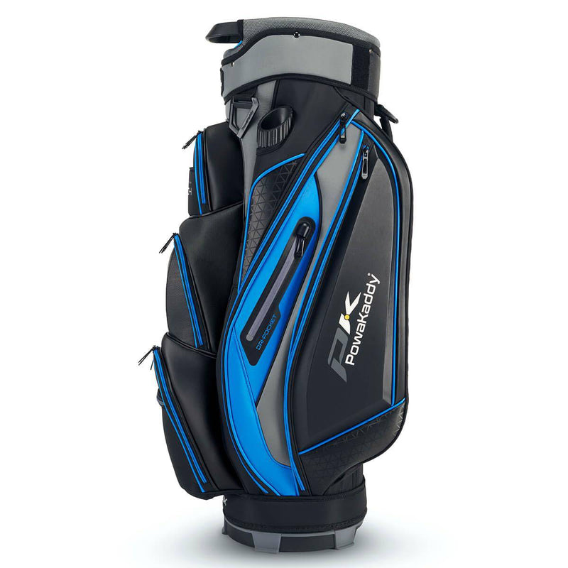 PowaKaddy PREMIUM TECH GOLF CART TROLLEY BAG - BLACK/BLUE - Golf Gift