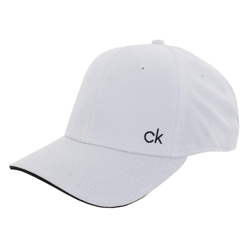 Calvin Klein Golf Airtex Performance Cap - White/Black - OS - Golf Gift