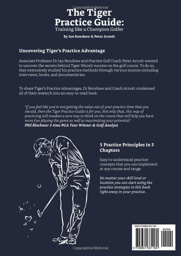 The Tiger Practice Guide: Training like a Champion Golfer: A history lesson in practice from arguably the greatest of all time. - Golf Gift