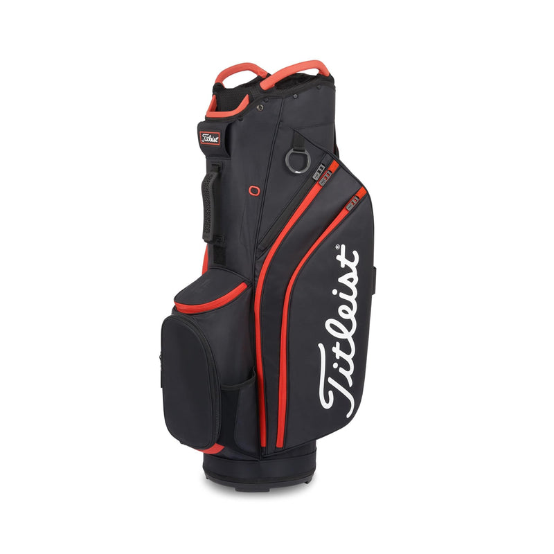 Titleist Cart 14 Golf Bag, Black/Red, One Size - Golf Gift