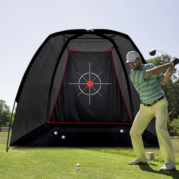 KAIDIDA Golf Practice Hitting Nets for Backyard Driving Indoor Use Heavy Duty Practice Golf Driving Nets for Backyard Premium Portable Golf Impact Nets Cages with Frame and Net for Men - Golf Gift